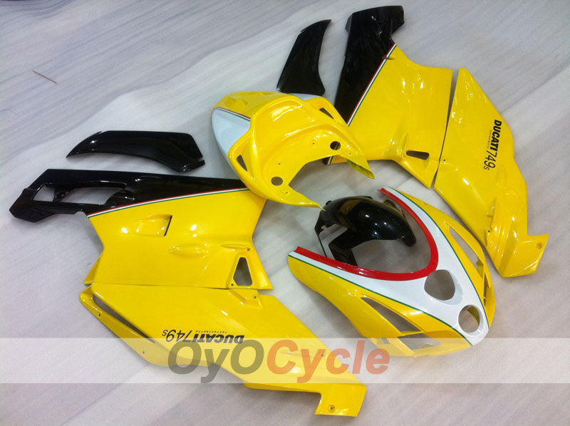 Injection Fairing kit for 03-04 Ducati 999 - Yellow, White, Black - Factory Style #OYO87906136