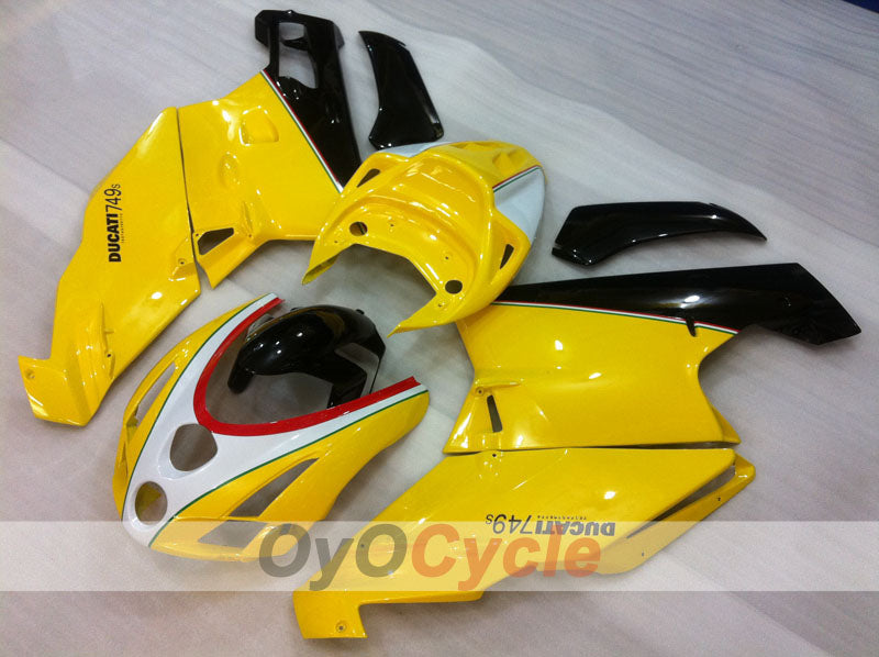 Injection Fairing kit for 03-04 Ducati 999 - Yellow, White, Black - Factory Style #OYO87906136