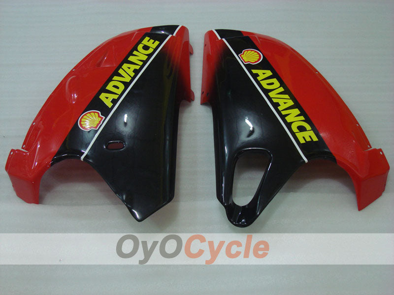 Injection Fairing kit for 99-02 Ducati 996 - Red, White, Black - Xerox #OYO87906143