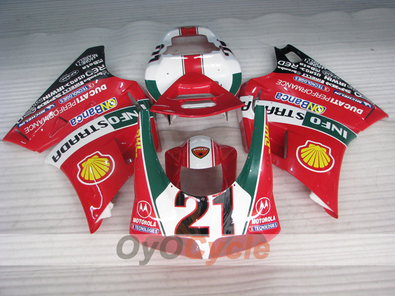 Injection Fairing kit for 99-02 Ducati 996 - Red - INFO STRADA #OYO87906144 Secondary image