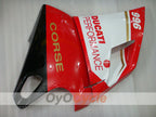 Injection Fairing kit for 99-02 Ducati 996 - Red, White - Performance #OYO87906151