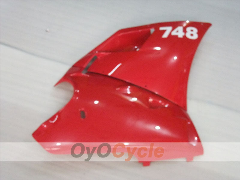 Injection Fairing kit for 94-02 Ducati 748 - Red, White - Factory Style #OYO87906153