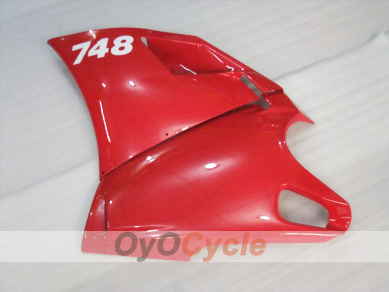Injection Fairing kit for 94-02 Ducati 748 - Red, White - Factory Style #OYO87906153
