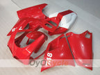 Injection Fairing kit for 94-02 Ducati 748 - Red, White - Factory Style #OYO87906153