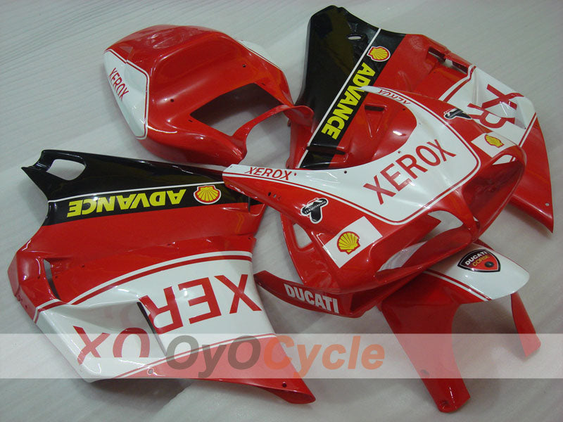 Injection Fairing kit for 94-02 Ducati 748 - Red, White, Black - Xerox #OYO87906156 Main image