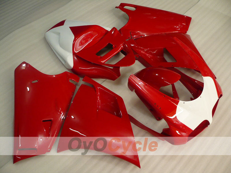 Injection Fairing kit for 94-02 Ducati 748 - Red, White - Factory Style #OYO87906158