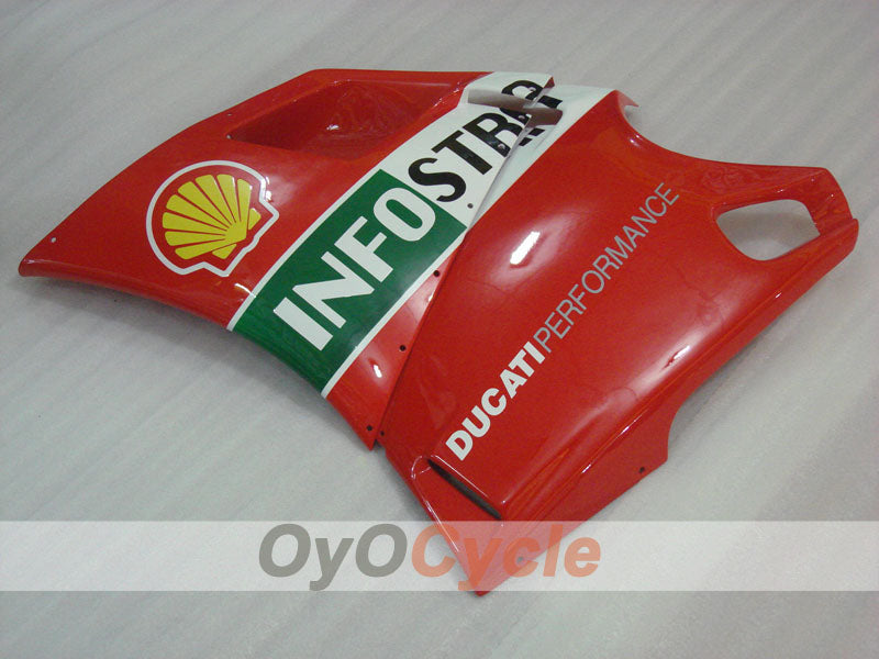 Injection Fairing kit for 94-02 Ducati 748 - Red, Green, White - INFO STRADA #OYO87906160