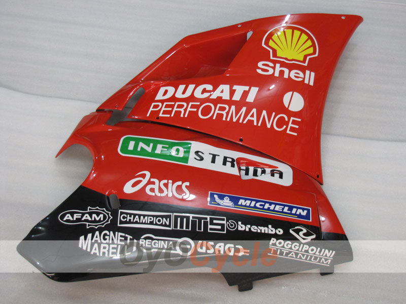 Injection Fairing kit for 94-02 Ducati 748 - Red, Black - Performance #OYO87906161