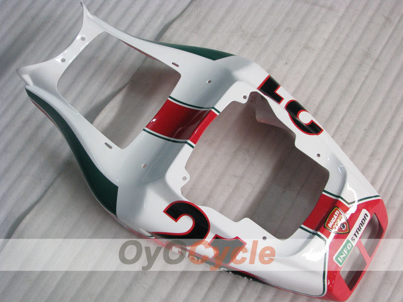 Injection Fairing kit for 02-04 Ducati 998 - Red, White, Black - INFO STRADA #OYO87906167