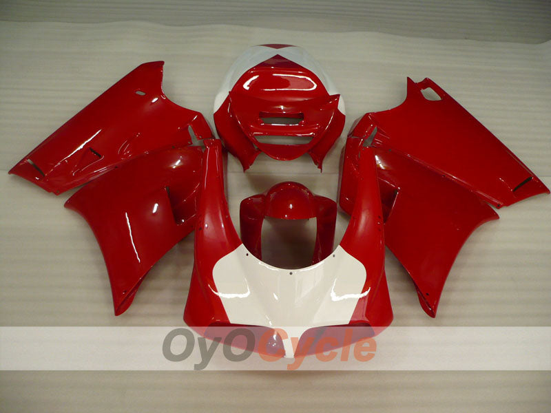 Injection Fairing kit for 02-04 Ducati 998 - Red, White - Factory Style #OYO87906168 Secondary image