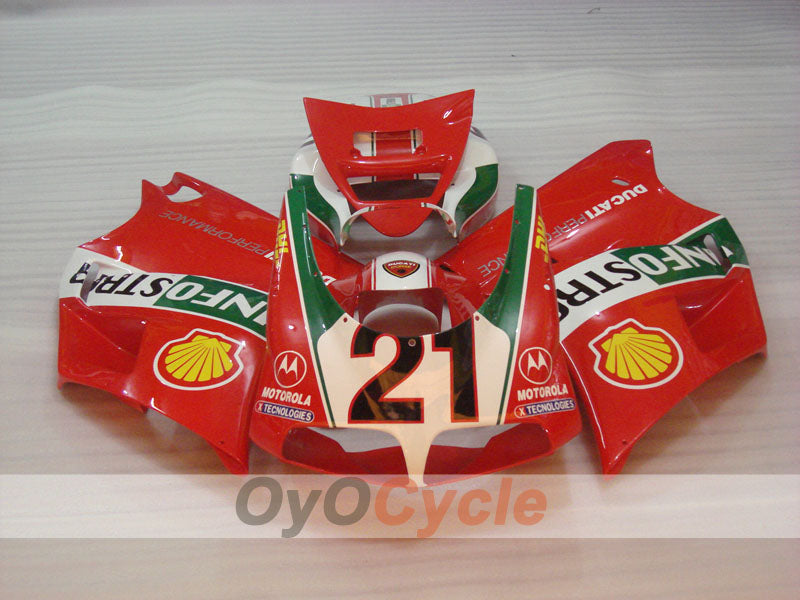 Injection Fairing kit for 02-04 Ducati 998 - Green, White, Black - INFO STRADA #OYO87906170