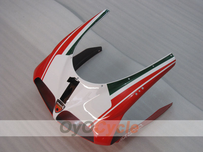 Injection Fairing kit for 94-98 Ducati 916 - Red, White, Black - INFO STRADA #OYO87906184