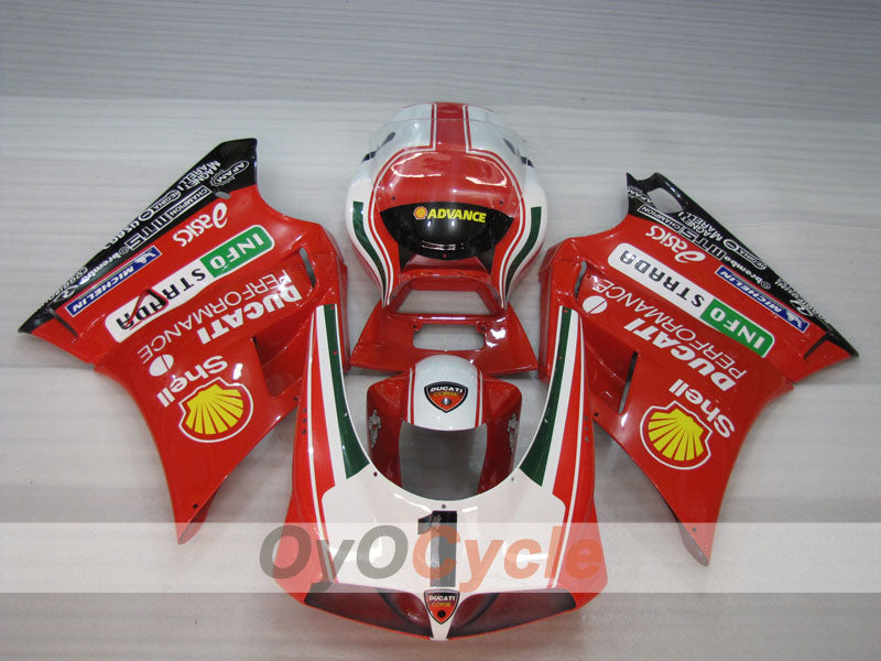 Injection Fairing kit for 94-98 Ducati 916 - Red, White, Black - INFO STRADA #OYO87906184 Secondary image