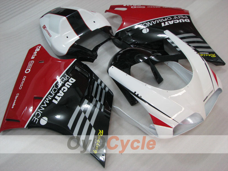 Injection Fairing kit for 94-98 Ducati 916 - Red, White, Black - Performance #OYO87906186 Main image