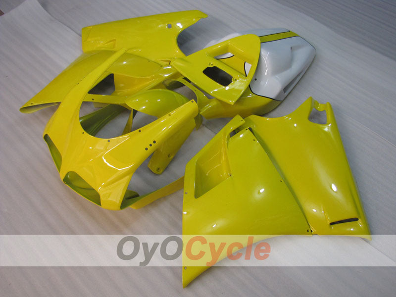 Injection Fairing kit for 94-98 Ducati 916 - Yellow, White - Factory Style #OYO87906188 Main image