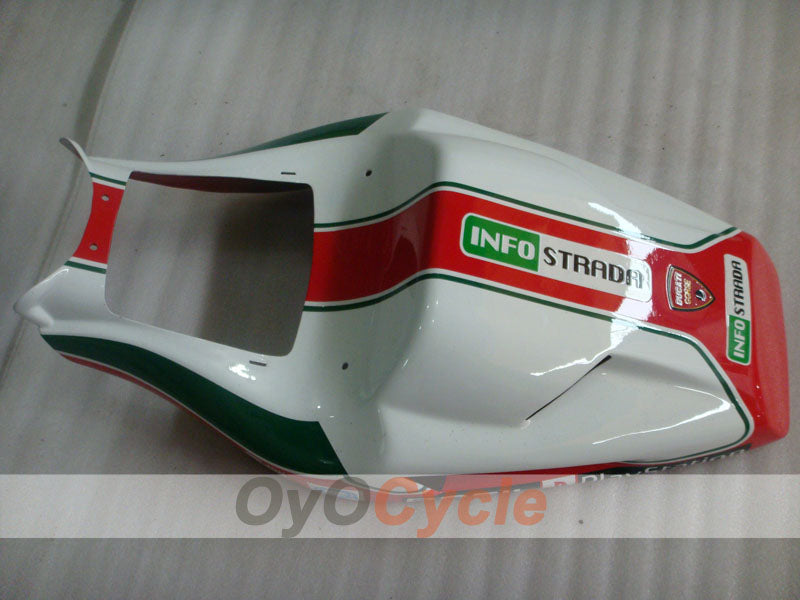 Injection Fairing kit for 94-98 Ducati 916 - Red, White, Black - INFO STRADA #OYO87906193