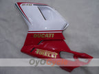 Injection Fairing kit for 08-13 Ducati 848 - Red, White - PIRELLI #OYO87906206