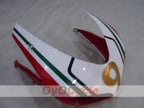 Injection Fairing kit for 08-13 Ducati 848 - Red, White - PIRELLI #OYO87906206