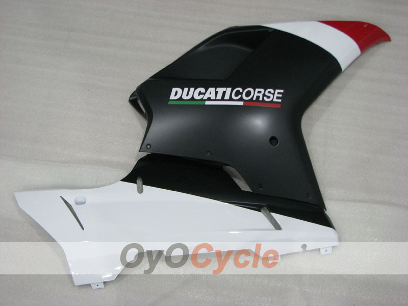 Injection Fairing kit for 08-13 Ducati 848 - Red, White, Black - Factory Style #OYO87906207