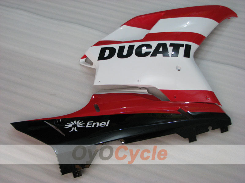 Injection Fairing kit for 08-13 Ducati 848 - Red, White, Black - Factory Style #OYO87906208