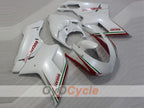 Injection Fairing kit for 08-13 Ducati 848 - Red, White - Factory Style #OYO87906209