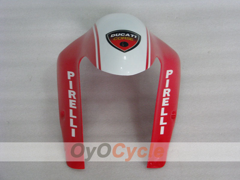 Injection Fairing kit for 08-13 Ducati 848 - Red, White, Black - PIRELLI #OYO87906210