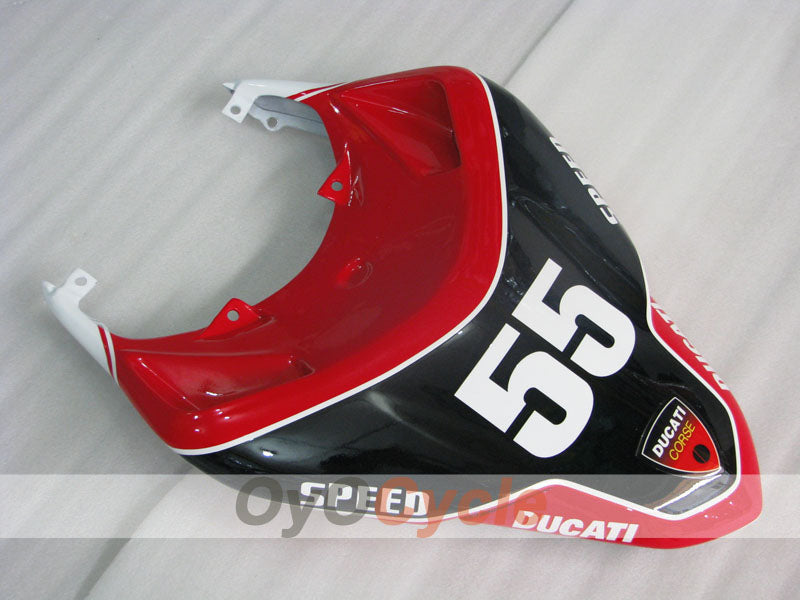 Injection Fairing kit for 08-13 Ducati 848 - Red, White, Black - PIRELLI #OYO87906210