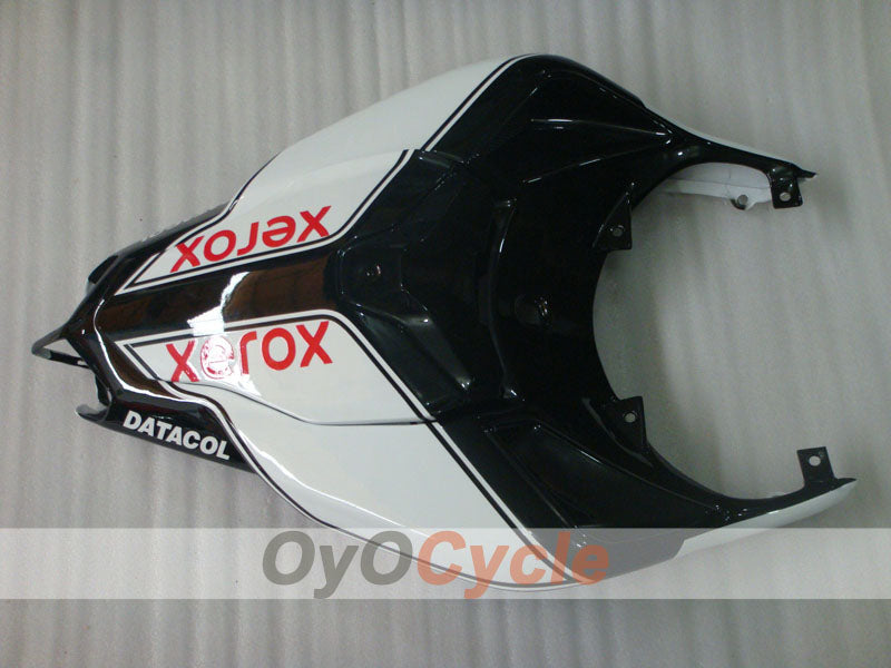 Injection Fairing kit for 08-13 Ducati 848 - White, Black - Xerox #OYO87906211