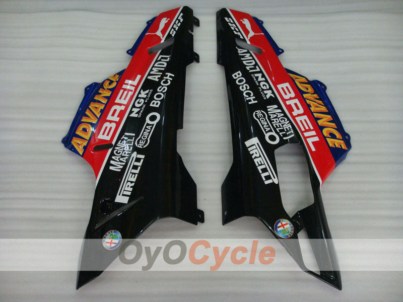 Injection Fairing kit for 08-13 Ducati 848 - White, Black - Xerox #OYO87906211