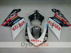 Injection Fairing kit for 08-13 Ducati 848 - White, Black - Xerox #OYO87906211