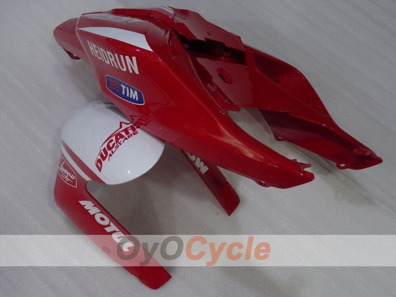 Injection Fairing kit for 08-13 Ducati 848 - Red, White, Black - FIAMM #OYO87906214