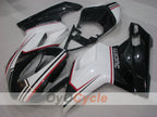 Injection Fairing kit for 08-13 Ducati 848 - White, Black - Factory Style #OYO87906215