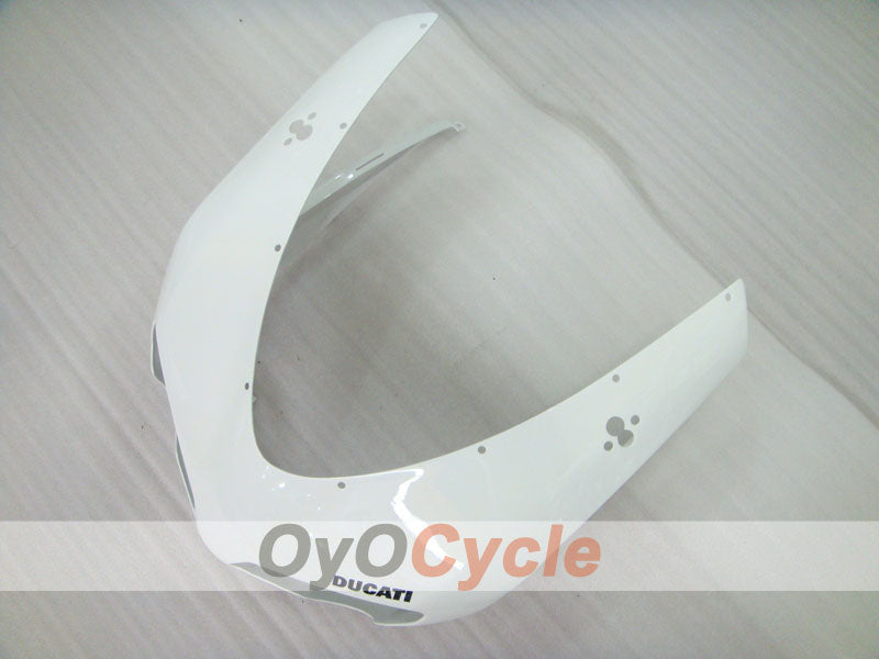 Injection Fairing kit for 08-13 Ducati 848 - White, Black - Factory Style #OYO87906217