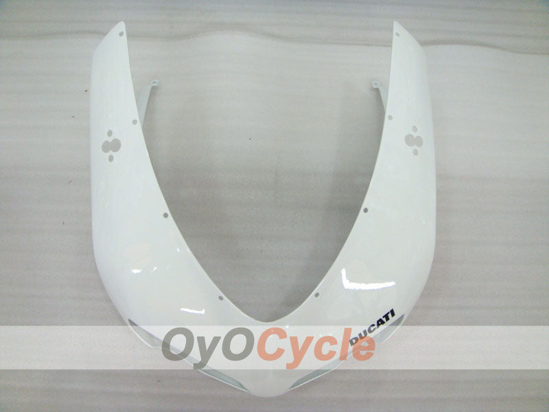 Injection Fairing kit for 08-13 Ducati 848 - White, Black - Factory Style #OYO87906217
