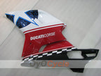 Injection Fairing kit for 08-13 Ducati 848 - Red, White - Xerox #OYO87906218