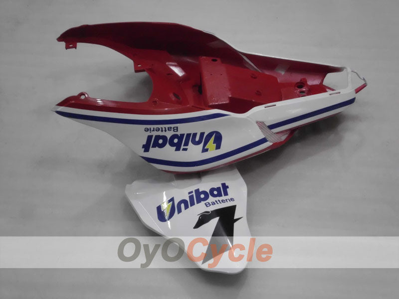 Injection Fairing kit for 07-09 Ducati 1098 - Red, White - Unibat #OYO87906221