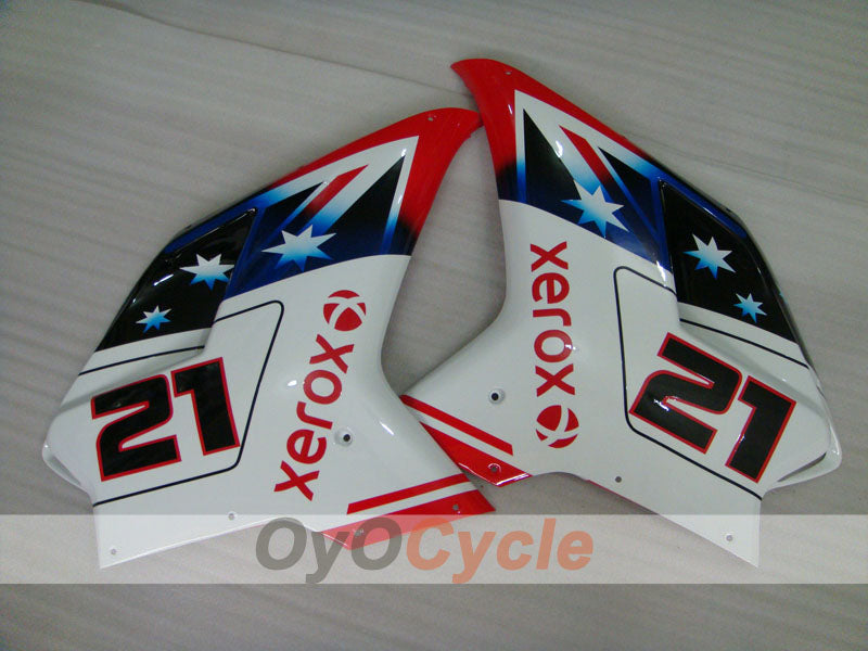 Injection Fairing kit for 07-09 Ducati 1098 - Red, White - Xerox #OYO87906222