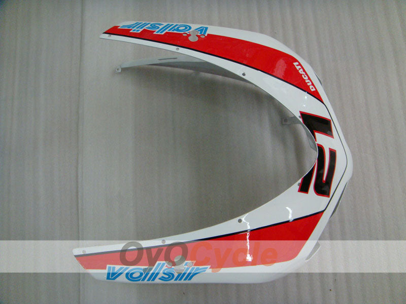 Injection Fairing kit for 07-09 Ducati 1098 - Red, White - Xerox #OYO87906222