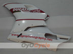 Injection Fairing kit for 07-09 Ducati 1098 - Red, White - Factory Style #OYO87906223