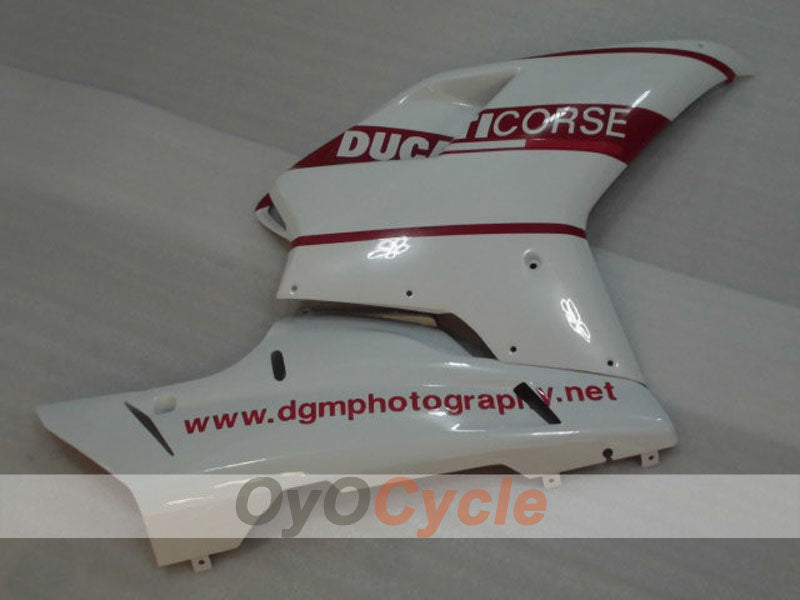 Injection Fairing kit for 07-09 Ducati 1098 - Red, White - Factory Style #OYO87906223