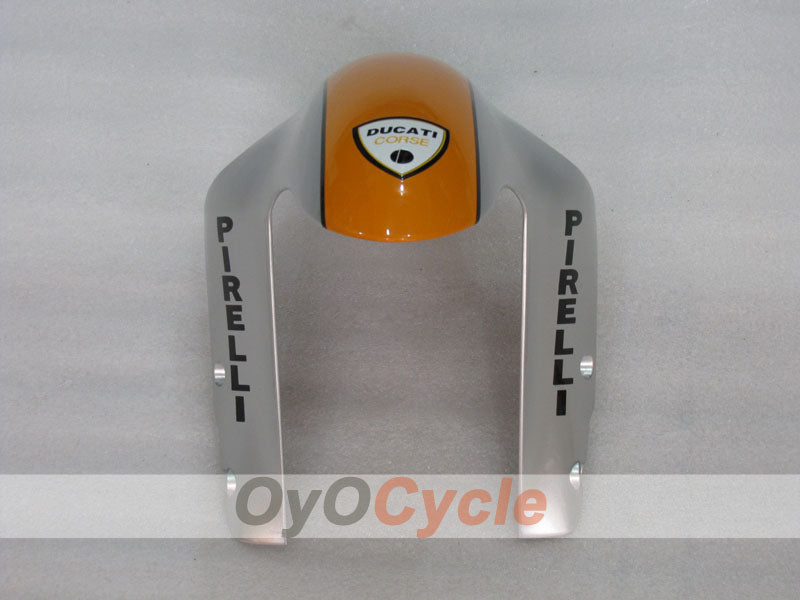 Injection Fairing kit for 07-09 Ducati 1098 - Orange, Silver - Gulf #OYO87906224