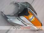 Injection Fairing kit for 07-09 Ducati 1098 - Orange, Silver - Gulf #OYO87906224