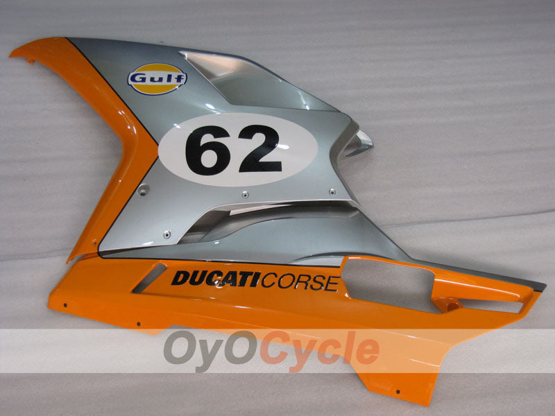 Injection Fairing kit for 07-09 Ducati 1098 - Orange, Silver - Gulf #OYO87906224