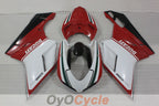 Injection Fairing kit for 07-09 Ducati 1098 - Red, White - Factory Style #OYO87906228