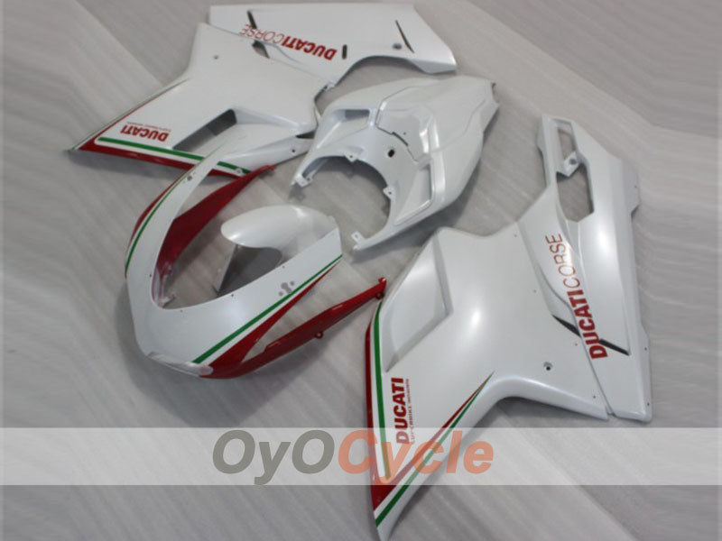 Injection Fairing kit for 07-09 Ducati 1098 - White - Factory Style #OYO87906230