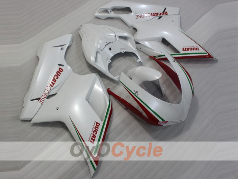 Injection Fairing kit for 07-09 Ducati 1098 - White - Factory Style #OYO87906230