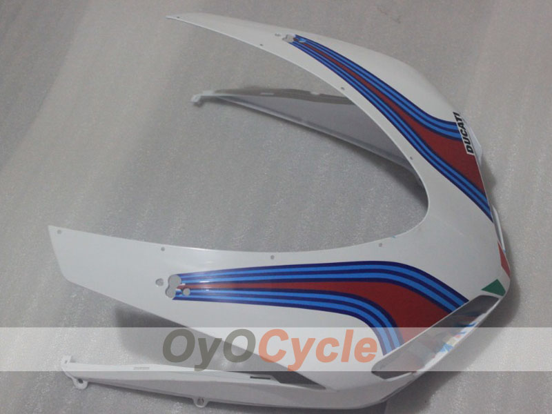 Injection Fairing kit for 07-09 Ducati 1098 - White, Black - Xerox #OYO87906237