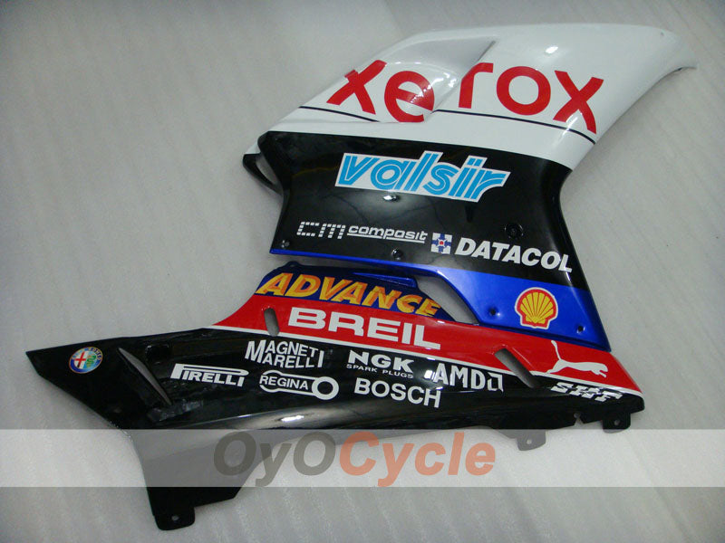 Injection Fairing kit for 07-09 Ducati 1098 - White, Black - Xerox #OYO87906238