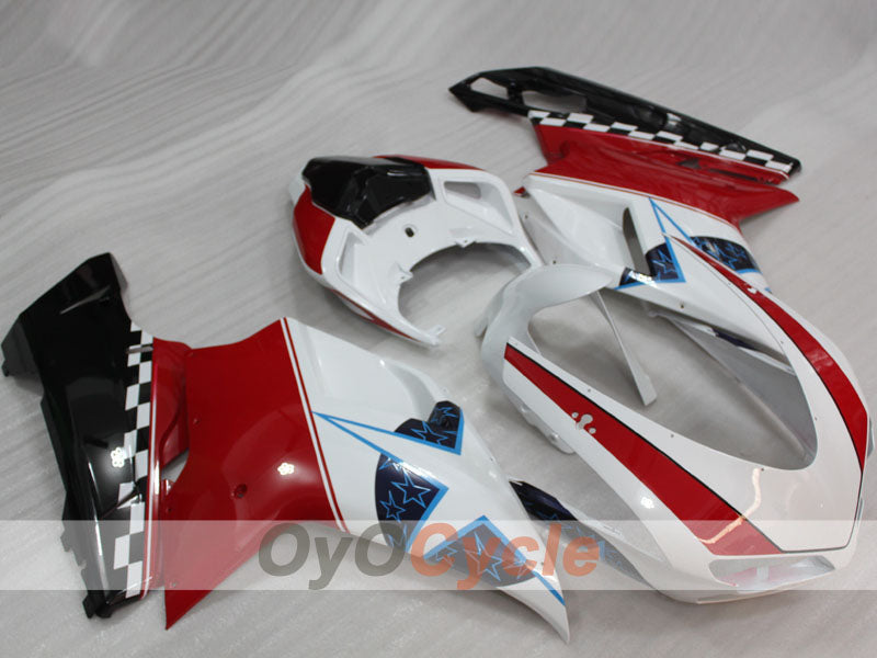Injection Fairing kit for 09-11 Ducati 1198 - Red, White, Black - Factory Style #OYO87906247