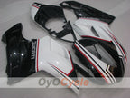 Injection Fairing kit for 09-11 Ducati 1198 - White, Black - Factory Style #OYO87906249